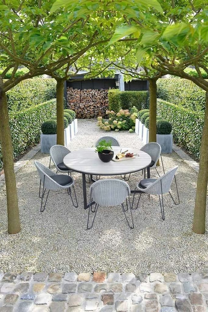 mediterrane tuin ontwerp met overdekte dining