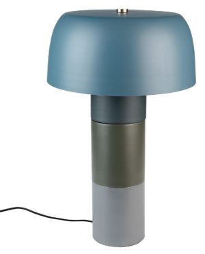24Designs Braga Tafellamp -Ø34 X H55 Cm - Blauw