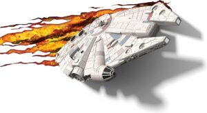 3DlightFX Star Wars Millennium Falcon - Wandlamp - LED