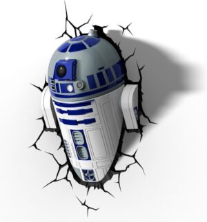 3DlightFX Star Wars R2-D2 - Wandlamp - LED