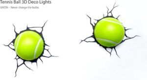 3DlightFX Tennis Ball - Wandlamp - LED
