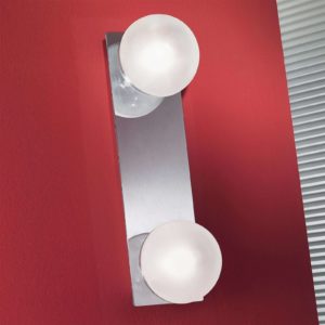 Aantrekkelijke badkamerlamp Boll, 2-lichts, 30 cm