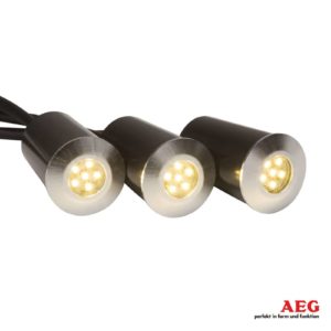 Albedo - LED grondspot inbouwlamp set van 3