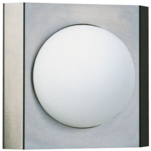 Albert Rvs wandlamp Quadrate Globe 696112