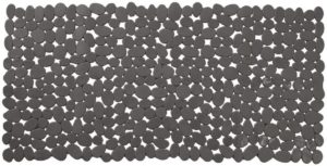 Antislip badmat 36x75 cm stones zwart