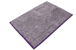 Antislip badmat 50x70cm, 100% polyester, paars