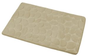 Antislip badmat 50x80cm, 100% microvezel / beige