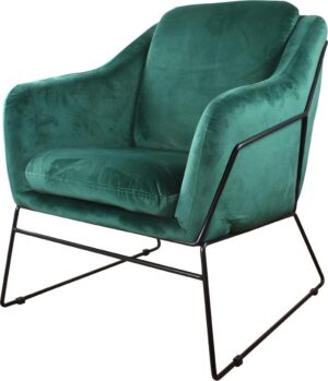 Antonio fauteuil velvet groen