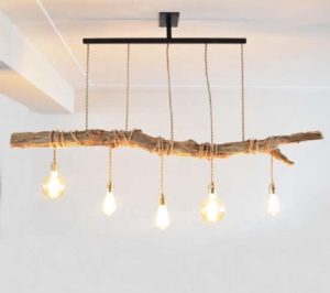 Apesso Houten Hanglamp (120cm Breed)