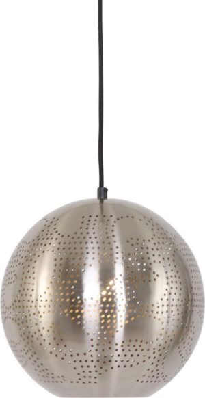 Arabische hanglamp Lumidem Tazar staal ø26 cm