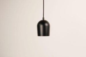 Archy hanglamp - Zwart - Gips - Klein