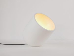 Archy lamp - Tafellamp - Betonlook - Gips - Groot