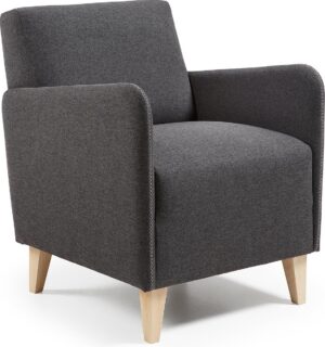 Arck fauteuil antraciet - Kave Home