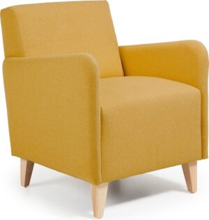 Arck fauteuil mosterd geel - Kave Home