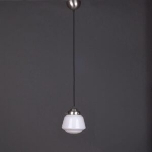 Art Deco Lamp - Hanglamp High Button met vintage snoer