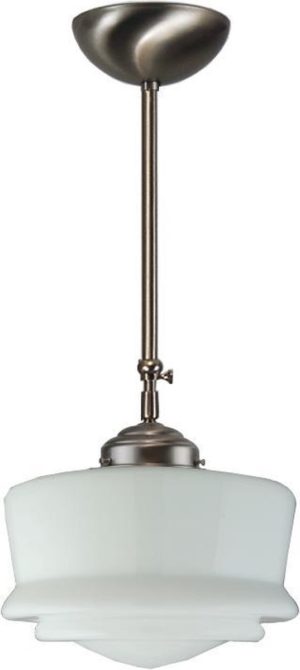 Art Deco hanglamp 'Reno schuifstang', Nederlands fabrikaat Old Timer Light