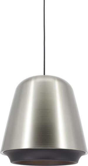 Artdelight - Hanglamp Santiago - Mat Staal / Zwart - E27