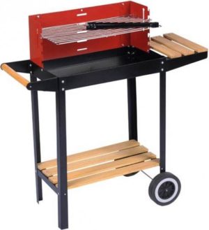 BBQ Collection Houtskoolbarbecue - 83 cm - Rood