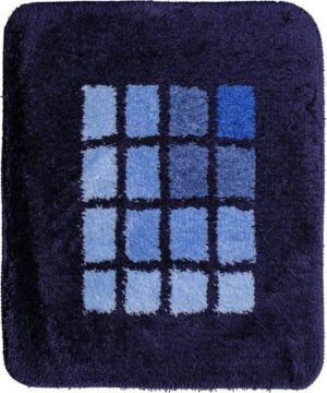 Badmat 60x90 cm. Acryl blauw blok 4672-201