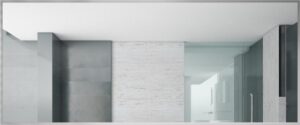 Badplaats Spiegel Concave 1200 x 500mm - aluminium