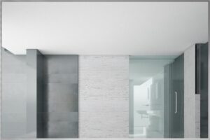 Badplaats Spiegel Concave 1440 x 800mm - aluminium