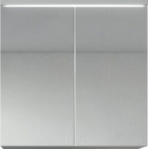 Badplaats - Spiegelkast Toledo 600x200x590mm - Wit - Kast met twee draaideuren
