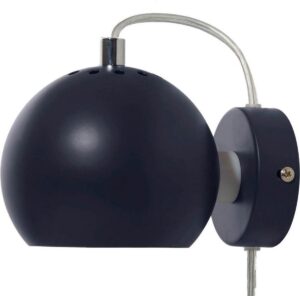 Ball wandlamp LED mat donkerblauw