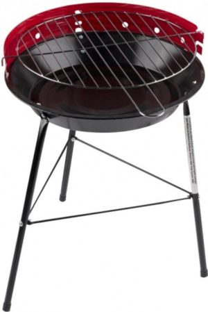 Bbq Collection Houtskoolbarbecue - 33 cm - Rood - DisQounts