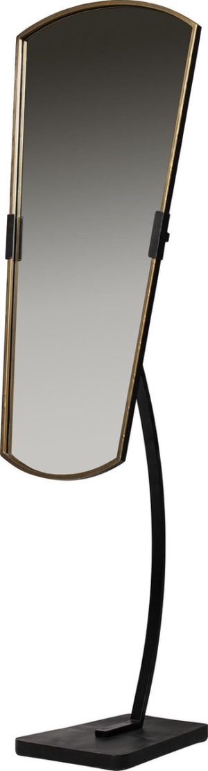 BePureHome Arrogant staande spiegel - Metaal - Zwart - 166x48x45
