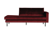 BePureHome Rodeo daybed right velvet red