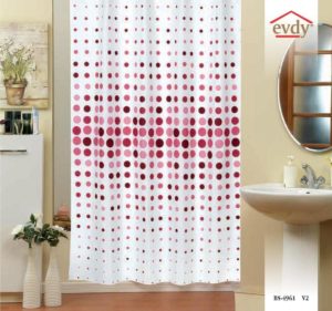 Been Home Douchegordijn Shower Curtain 1x180x200 Roze 4961