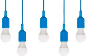 Beliani ARAKS - Hanglamp - Blauw - Siliconen