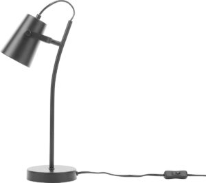 Beliani FLINT - Tafellamp - Zwart - Staal