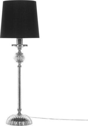 Beliani KUBENA - Tafellamp - Zwart - Polyester