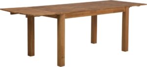 Beliani MAXIMA - Eettafel - Lichte houtkleur - Massief hout