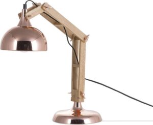 Beliani SALADO - Bureaulamp - Koper - Staal