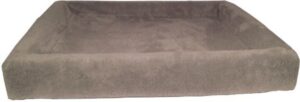 Bia fleece hoes hondenmand taupe 7 120x100x15 cm