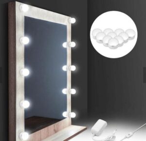 Bizz Light® - Hollywood Spiegel lampen - Make up spiegel LED verlichting - Theaterspiegel LED verlichting - incl. adapter, dimmer