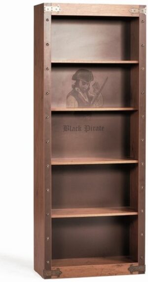 Black Pirate boekenkast piratenkamer