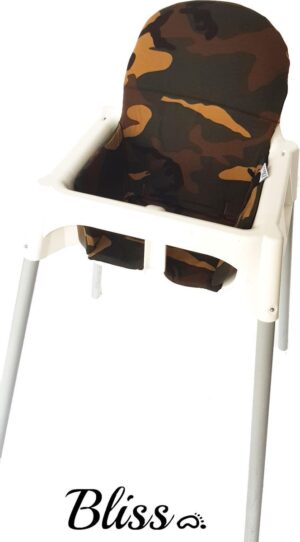 Bliss Kussen voor IKEA Antilop Kinderstoel - Camouflage