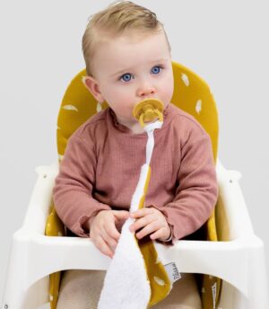 Bliss - Kussen voor IKEA Antilop Kinderstoel - Veer Mosterd