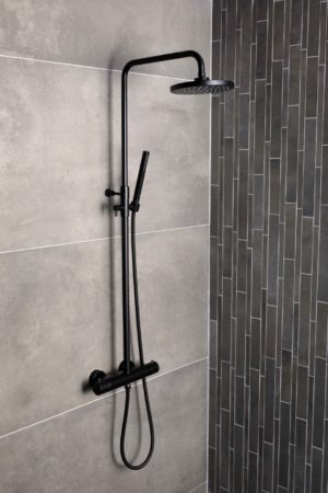 Bongio Shower doucheset mat-zwart
