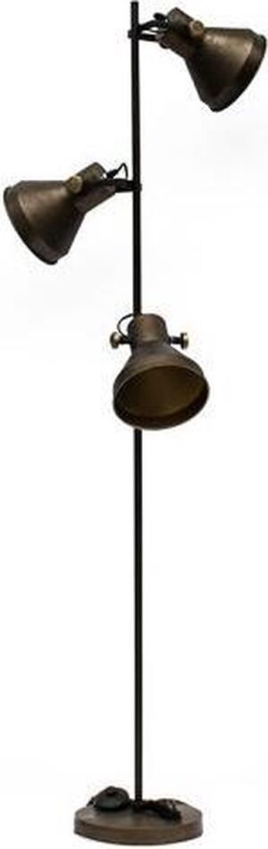 Bronzen vloerlamp 46x42x160cm