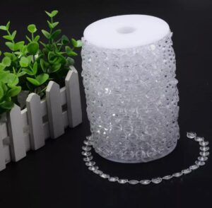 Bruiloft DIY Decor Diamond Gordijn Acryl Kristal Kralen 10 Meter