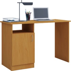 Bureau computer meubel Desas lichtbruin beuken kleur