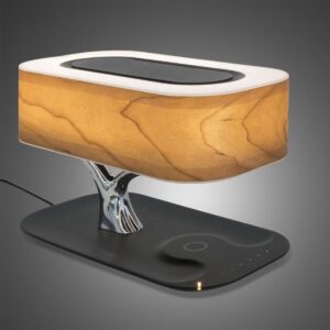Bureaulamp Met Bluetooth Speaker En Draadloos Opladen - Led Licht - Bureaulamp - Tafellamp - Vaderdag