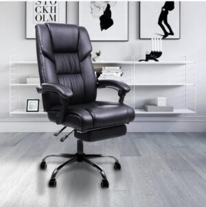 Bureaustoel - Relaxstoel - Modern - PU - Zwart - 67x66x116