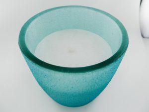 Candles By Coco Buitenkaars CAPRI Medium Kaars Pot - Aqua (blauw)