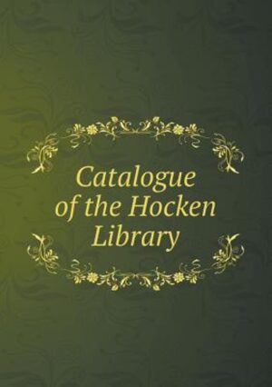 Catalogue of the Hocken Library