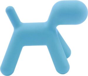 Design kinderstoel Puppy chair klein blauw